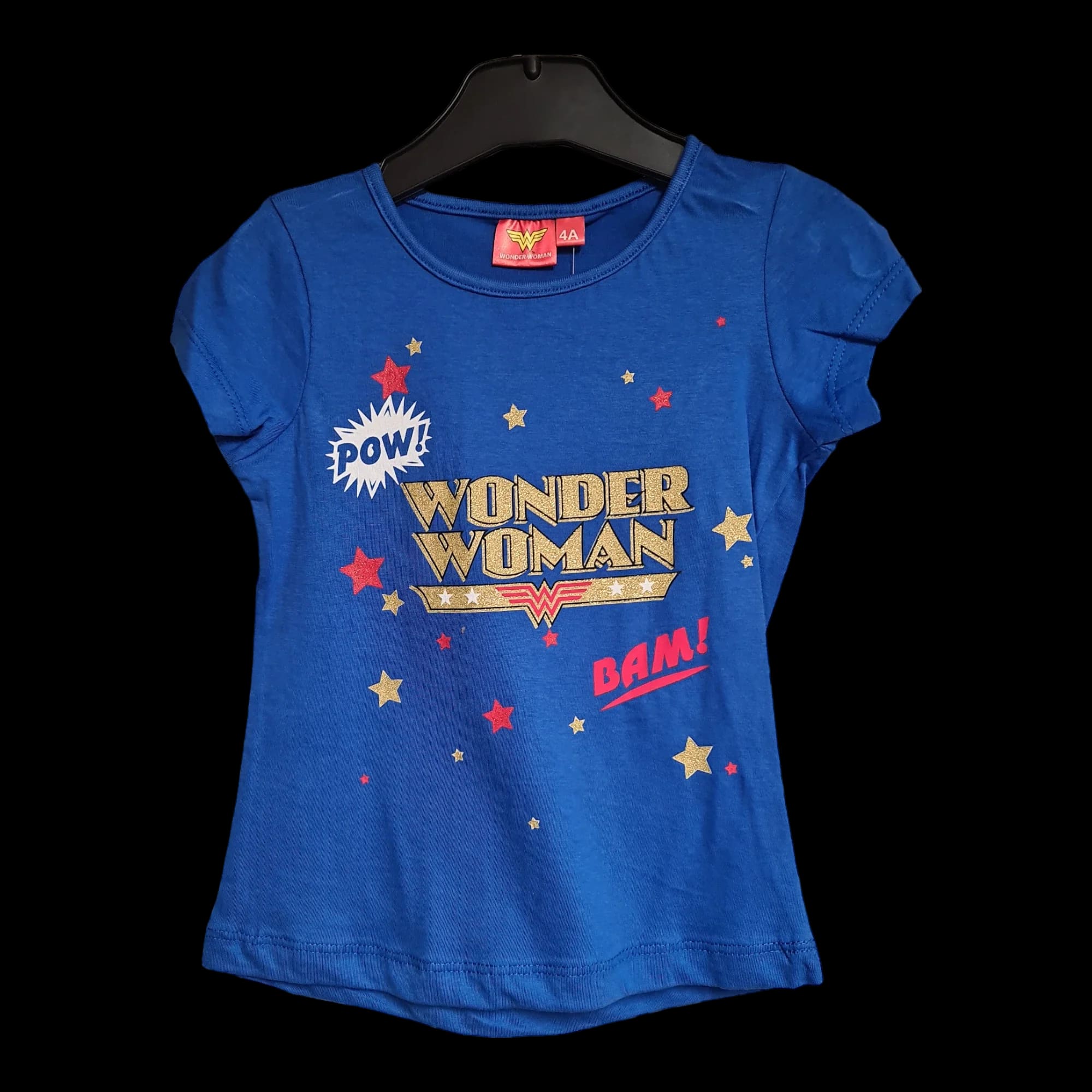 Official Wonder Woman Blue Grey White T-shirt - T-Shirts